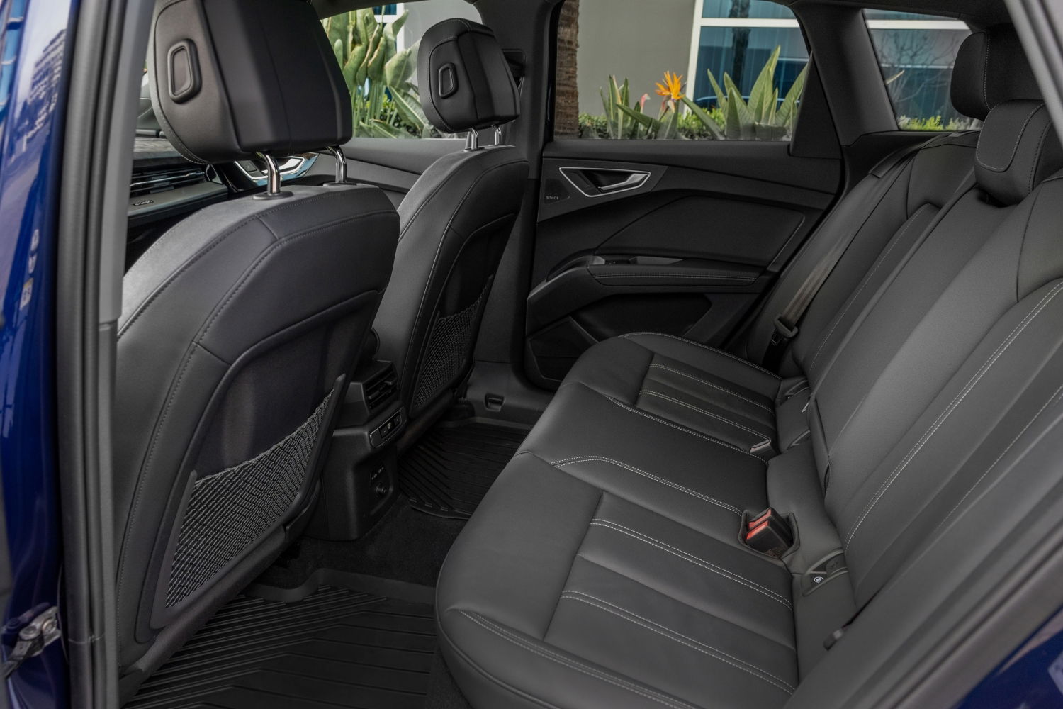 2023 Audi Q4 50 e-tron rear cabin.