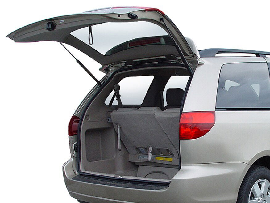 2005 Toyota Sienna cargo space.