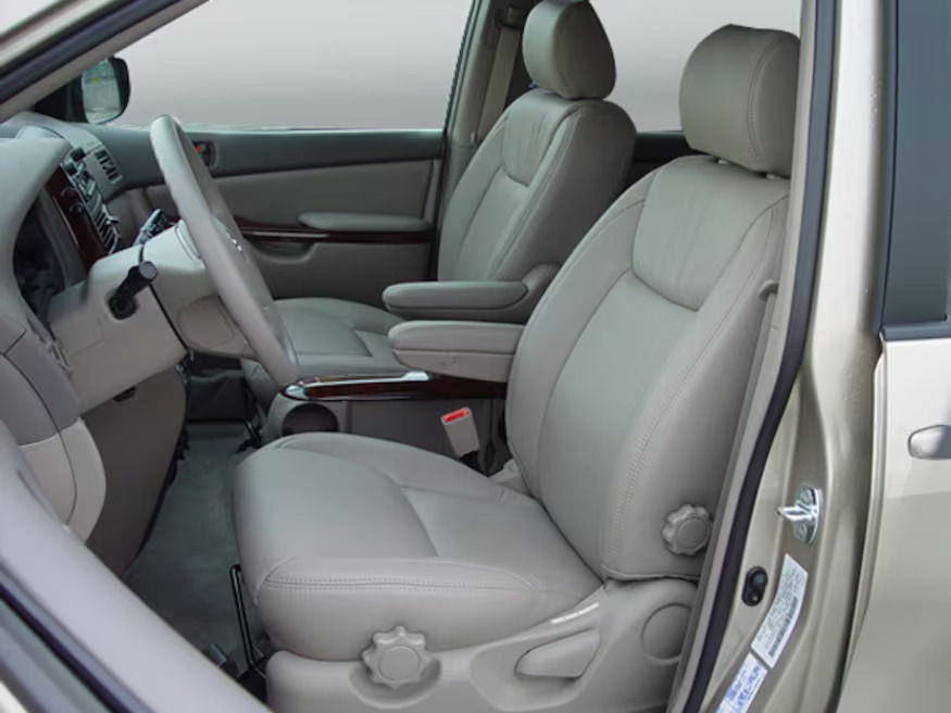 2005 Toyota Sienna front seats.