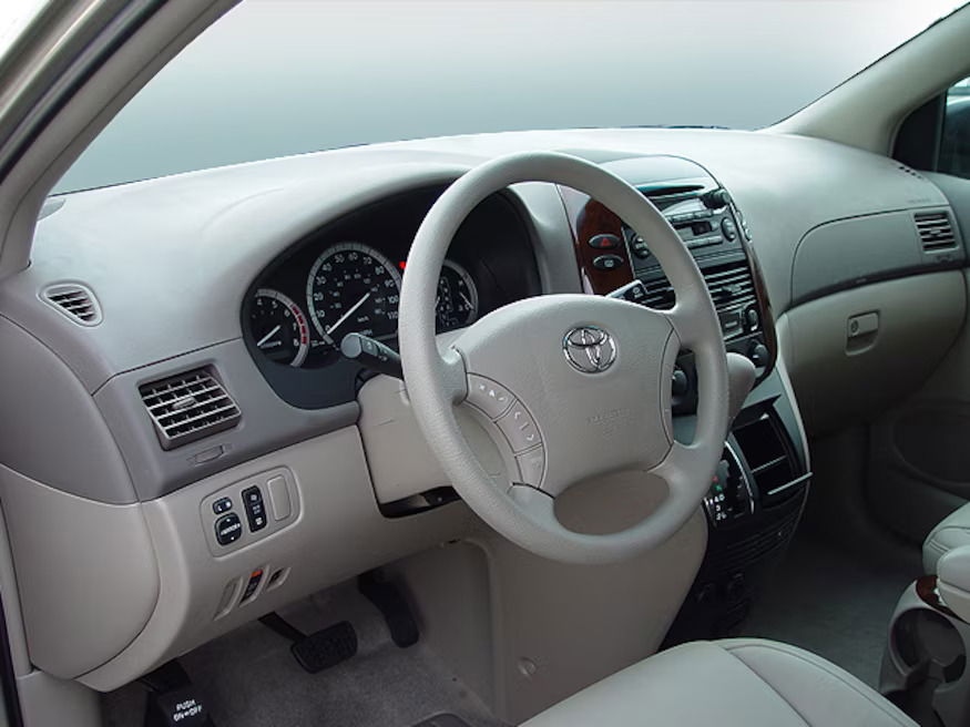 2005 Toyota Sienna dashboard.