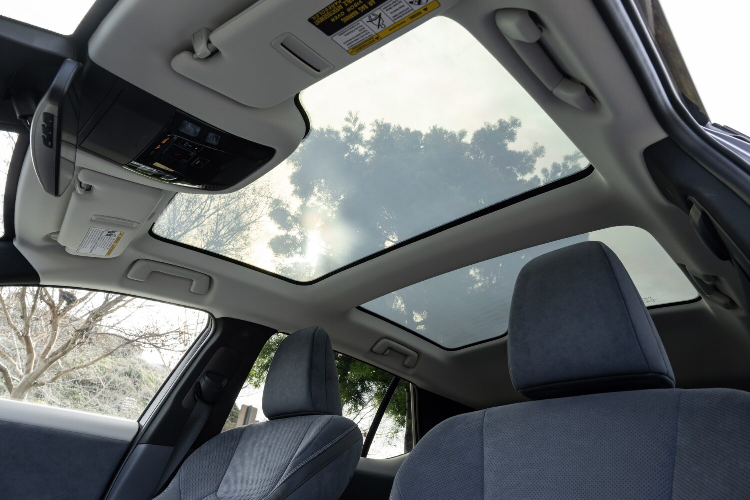 2024 Lexus RZ panoramic sunroof.