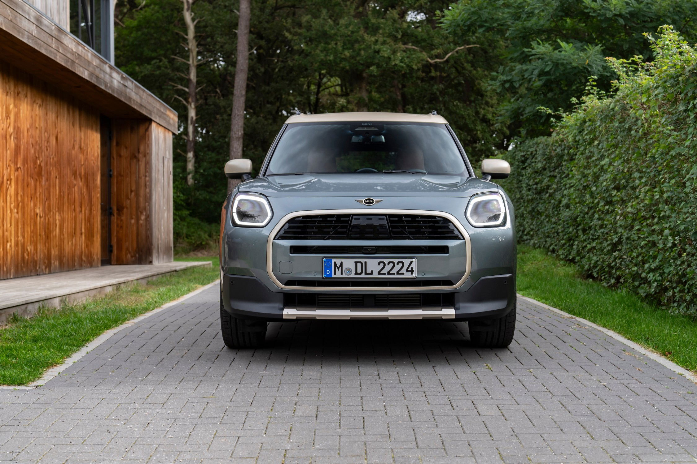 2024 MINI Countryman C front fascia.