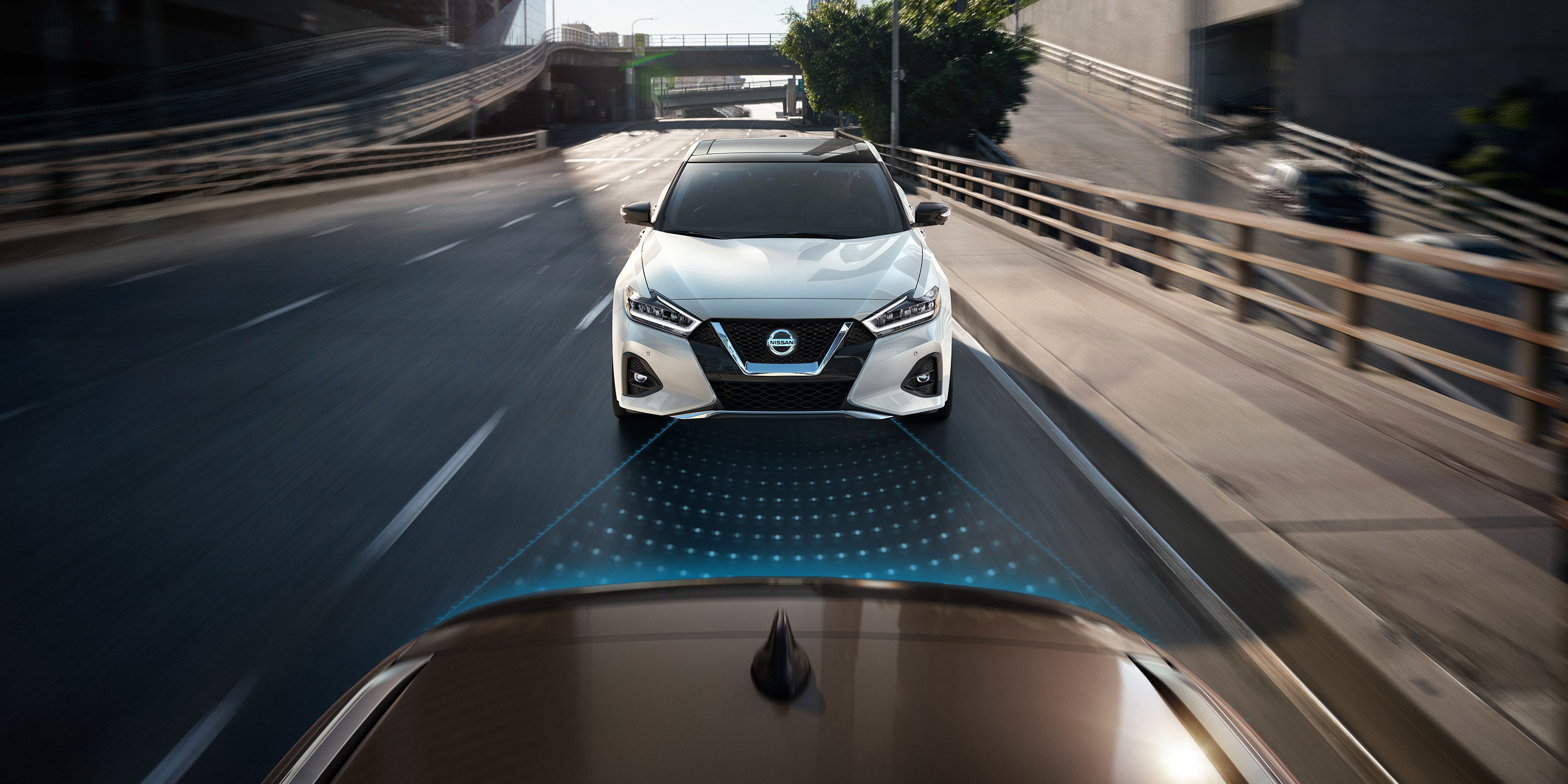 Nissan Safety Shield 360 Intelligent Forward Collission Warning.