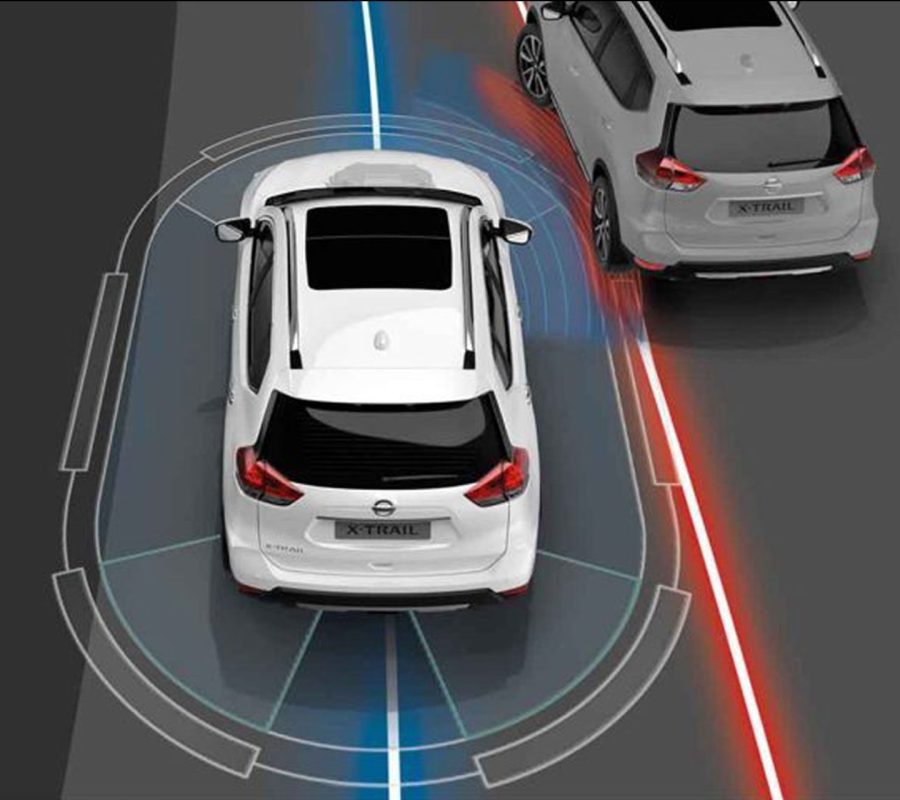 Nissan Safety Shield 360 Intelligent Emergency Braking with Pedestrian Detection.