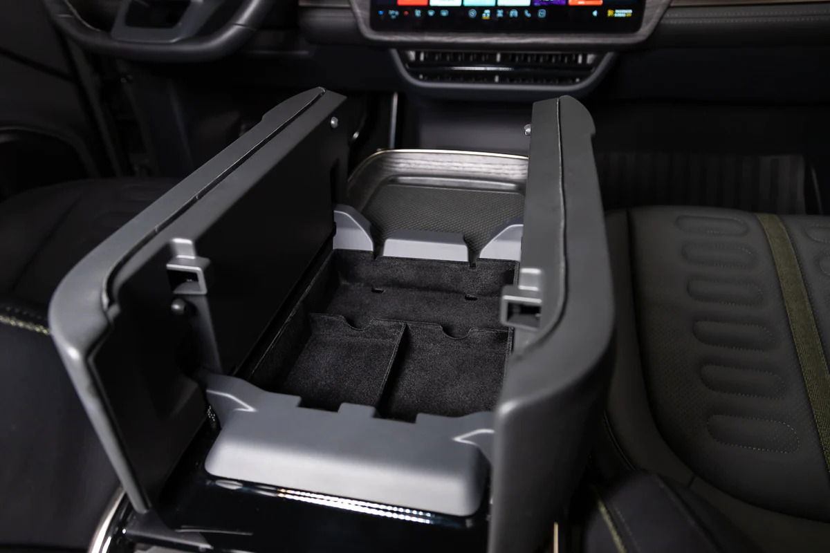 Rivian R1T Center Console Tray.