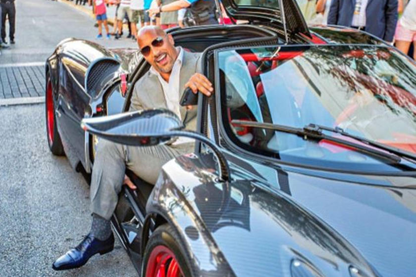 Dwayne "The Rock" Johnson's Pagani Huayra.