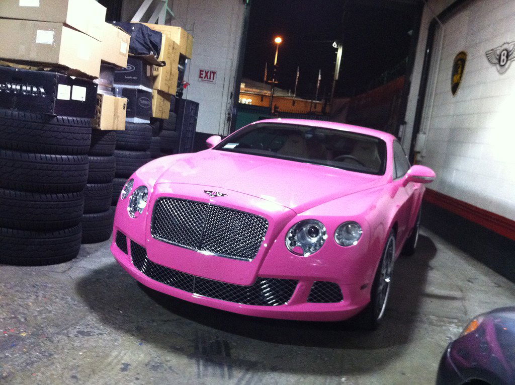 Nicki Minaj's Bentely Continental GT.