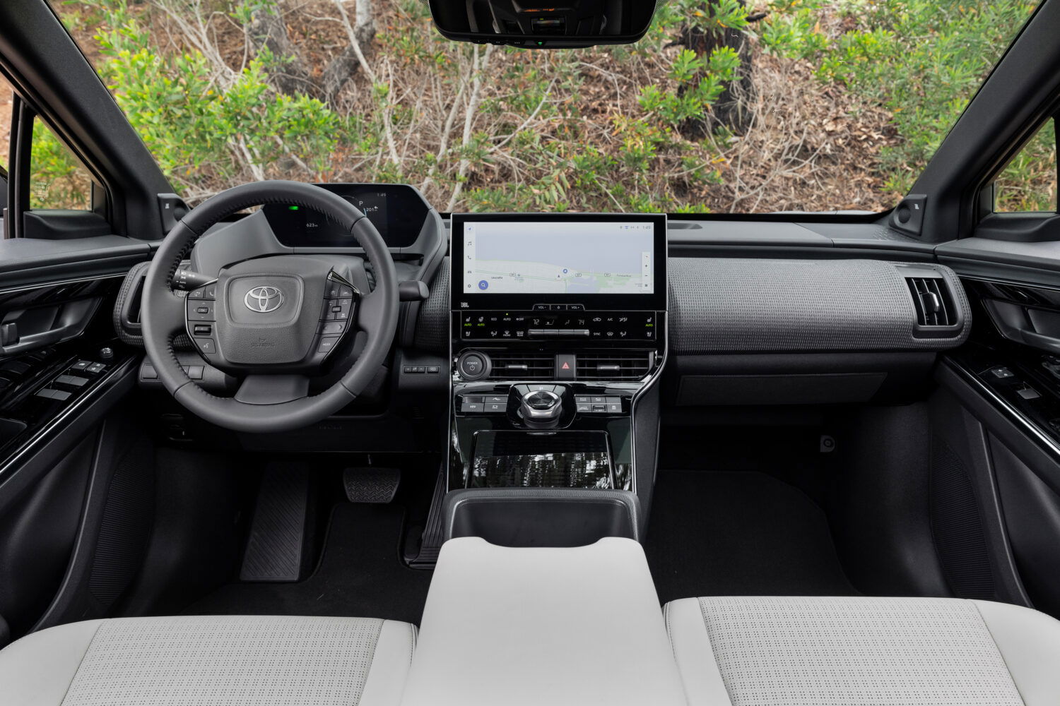 2024 Toyota bZ4X infotainment.