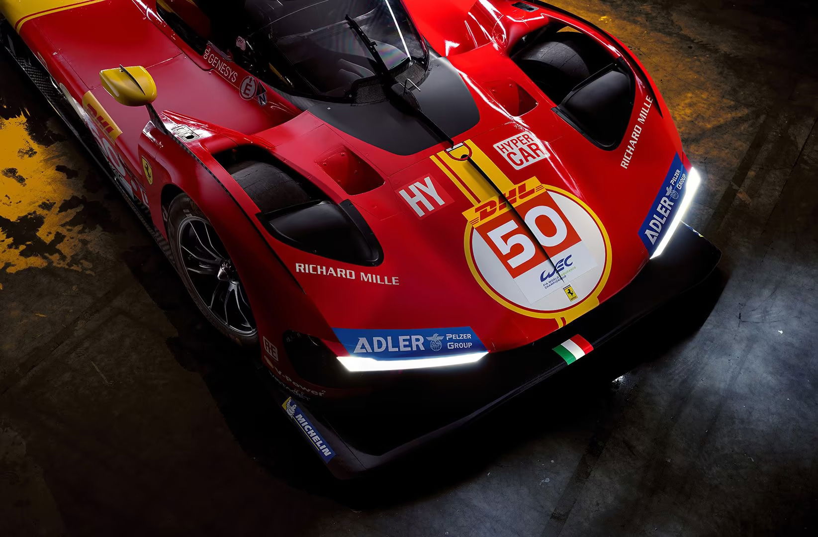 2023 Ferrari 499P Le Mans hypercar.