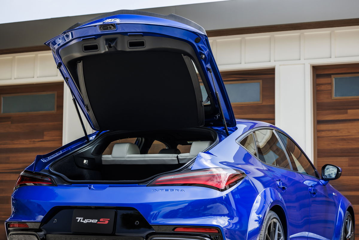 2024 Acura Integra trunk volume.