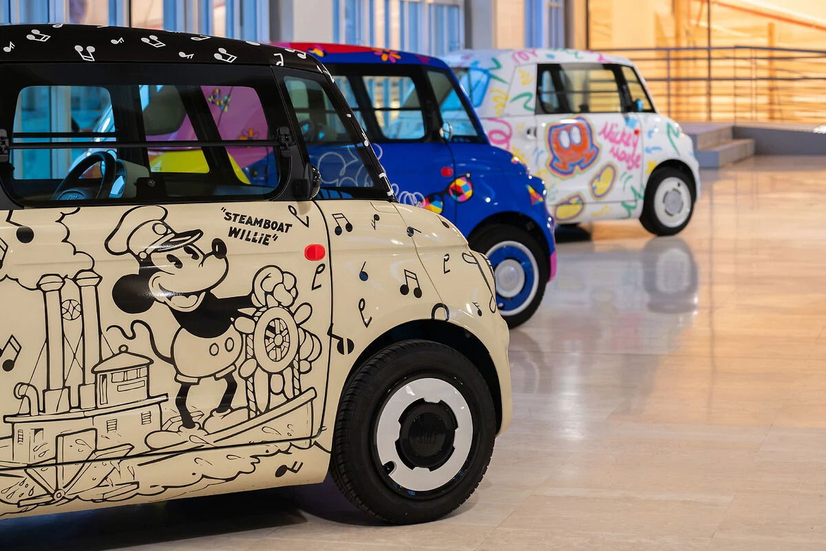 Fiat Topolino one-off cars celebrates Mickey Mouse.