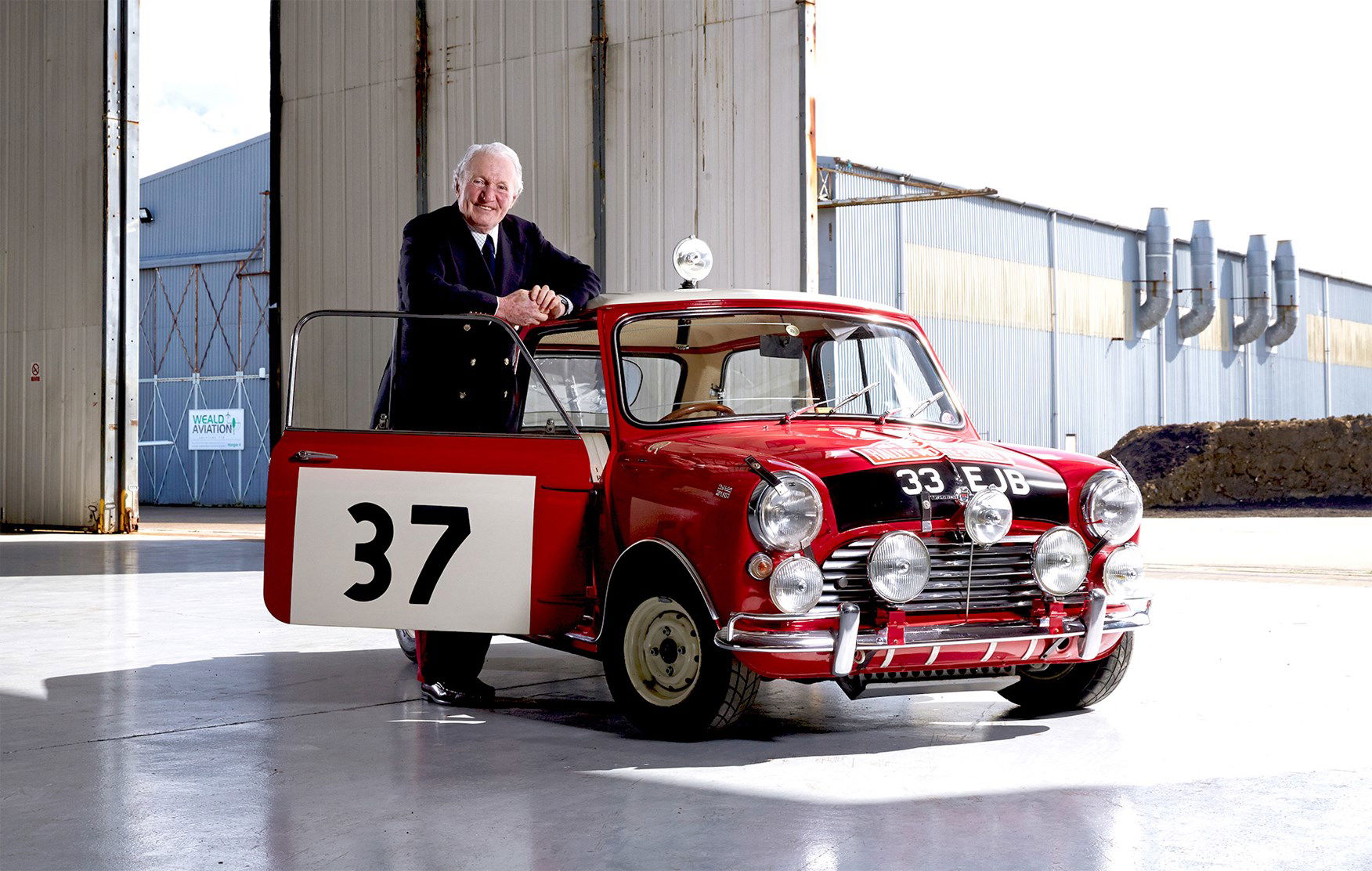 Paddy Hopkirk's MINI Cooper Mante Carlo racing car.