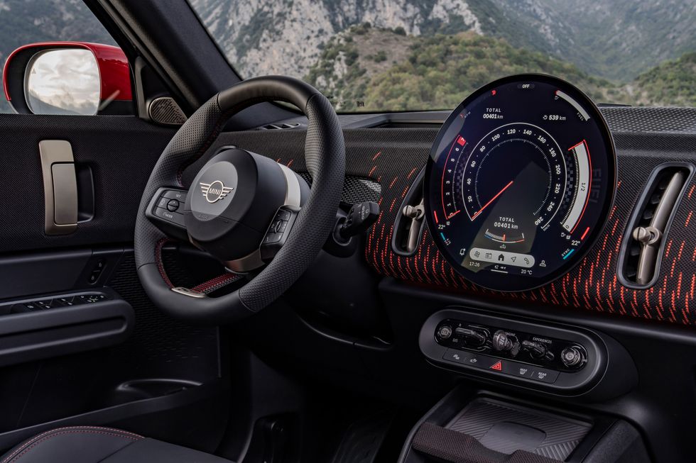 MINI Countryman JCW interior.