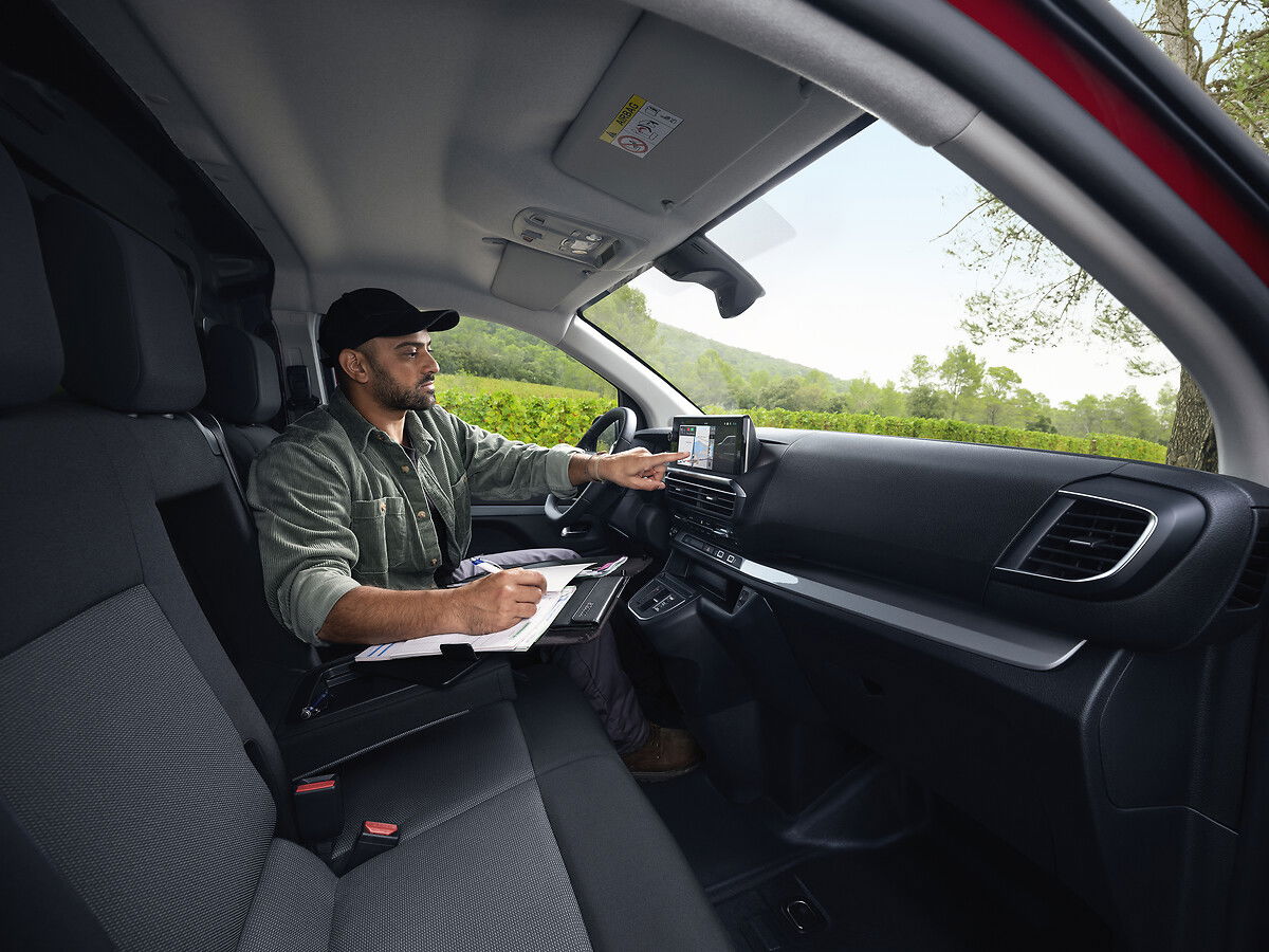 2024 Citroen Jumper interior.