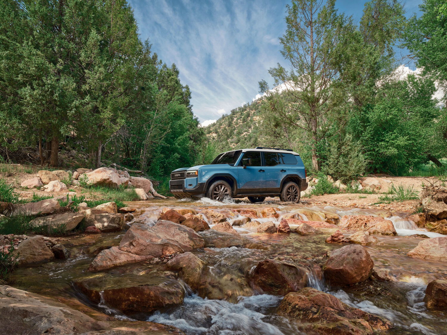 2024 Toyota Land Cruiser TNGA platform.