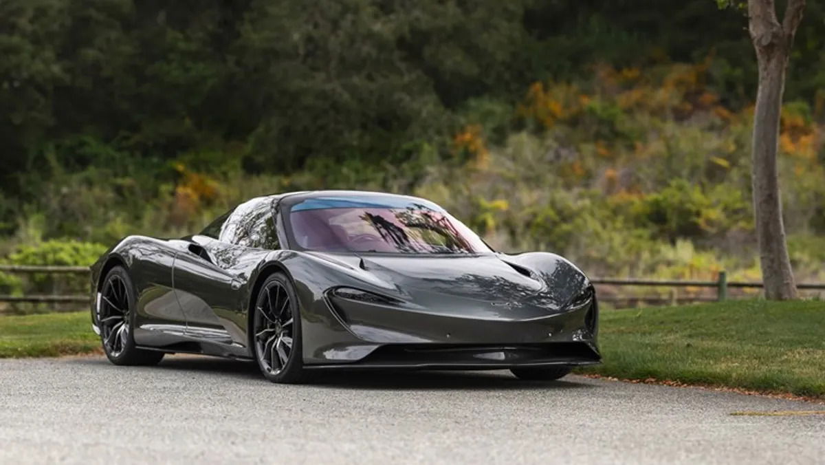 2020 McLaren Speedtail for auction.