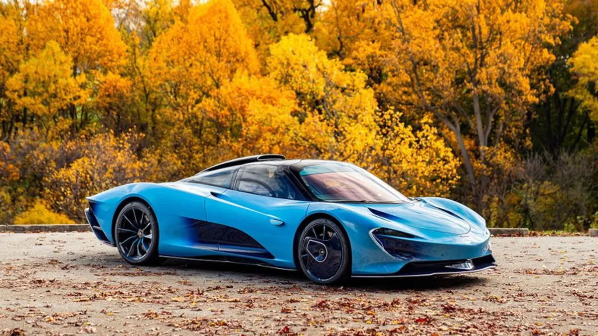 2020 McLaren Speedtail auction.