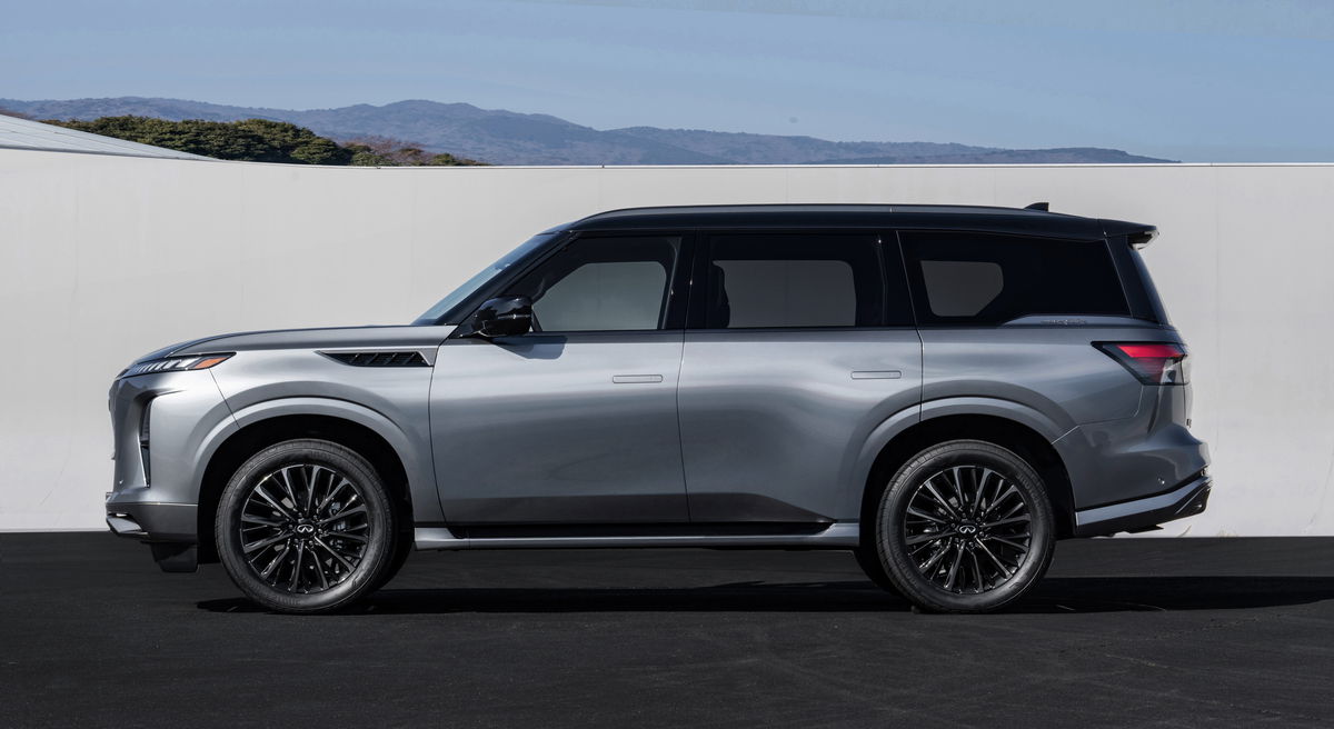 2025 INFINITI QX80 design.