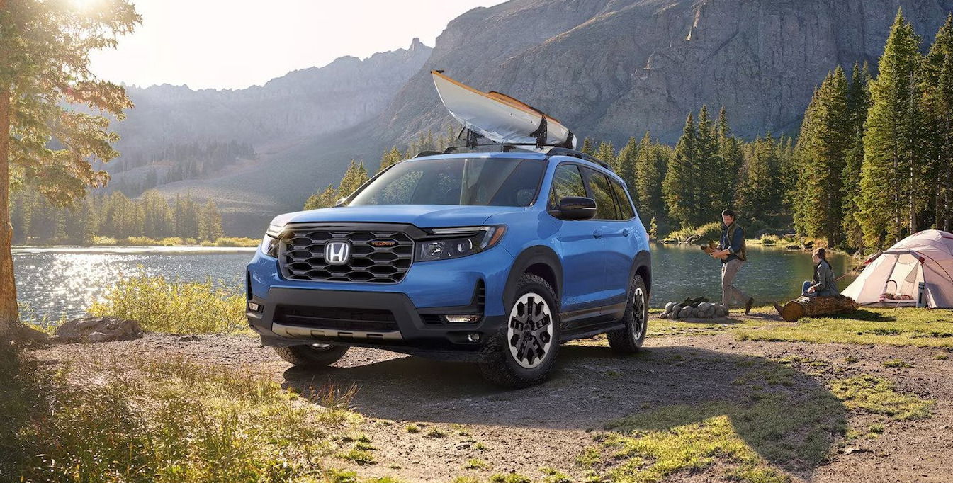 Honda Passport named best 2-row SUV for families.