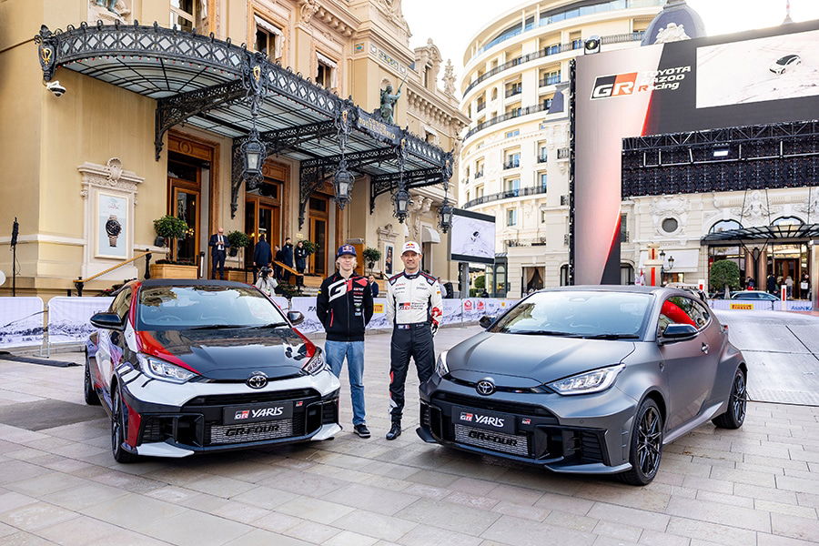 he GR Yaris RZ "High performance・Sébastien Ogier Edition" and GR Yaris RZ "High performance・Kalle Rovanperä Edition"