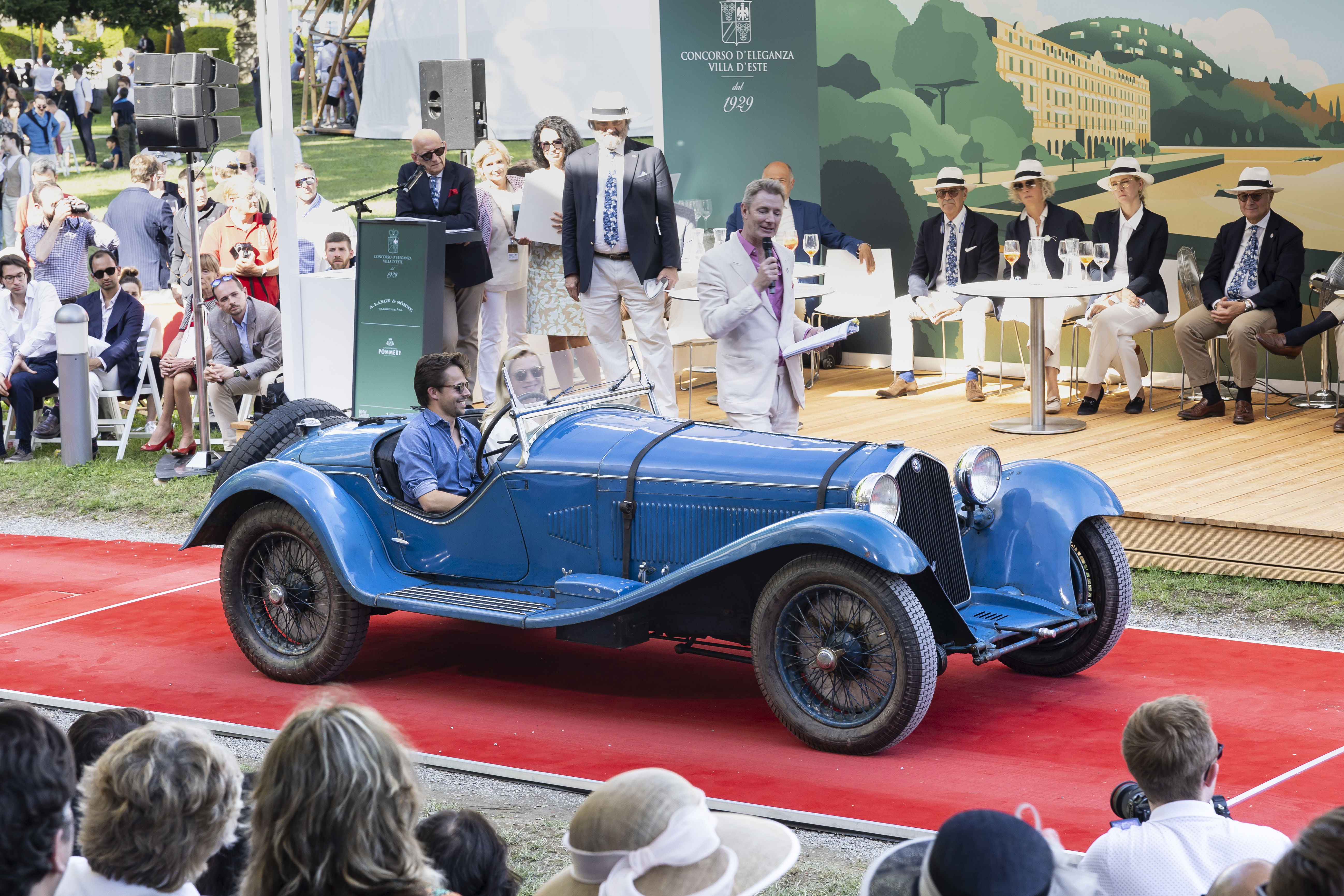 The 2024 Trofeo BMW Group Concorso d’Eleganza Villa d’Este Winner: Alfa Romeo 8C 2300.