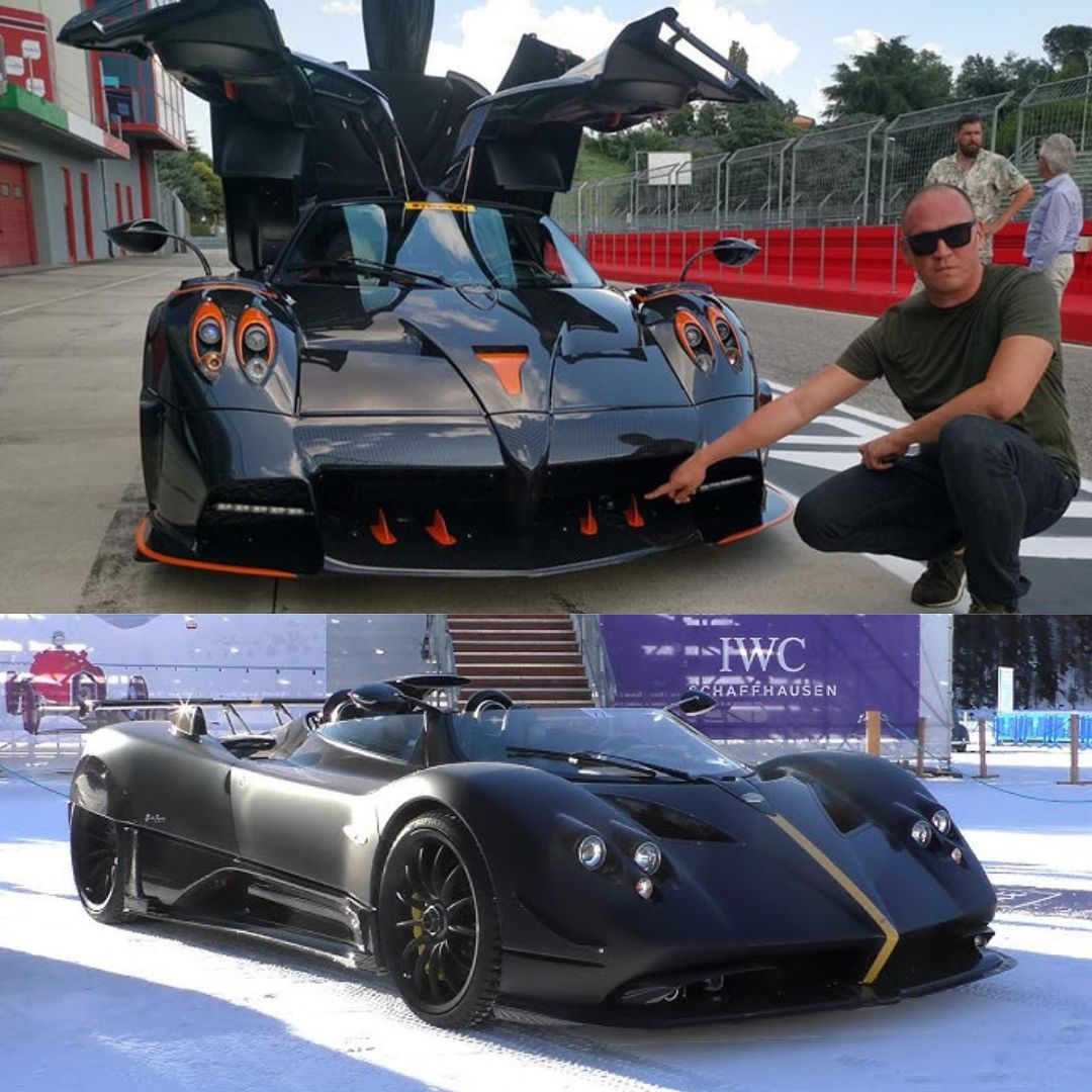 Oleg Egorov and his Pagani Zonda HP Barchetta.