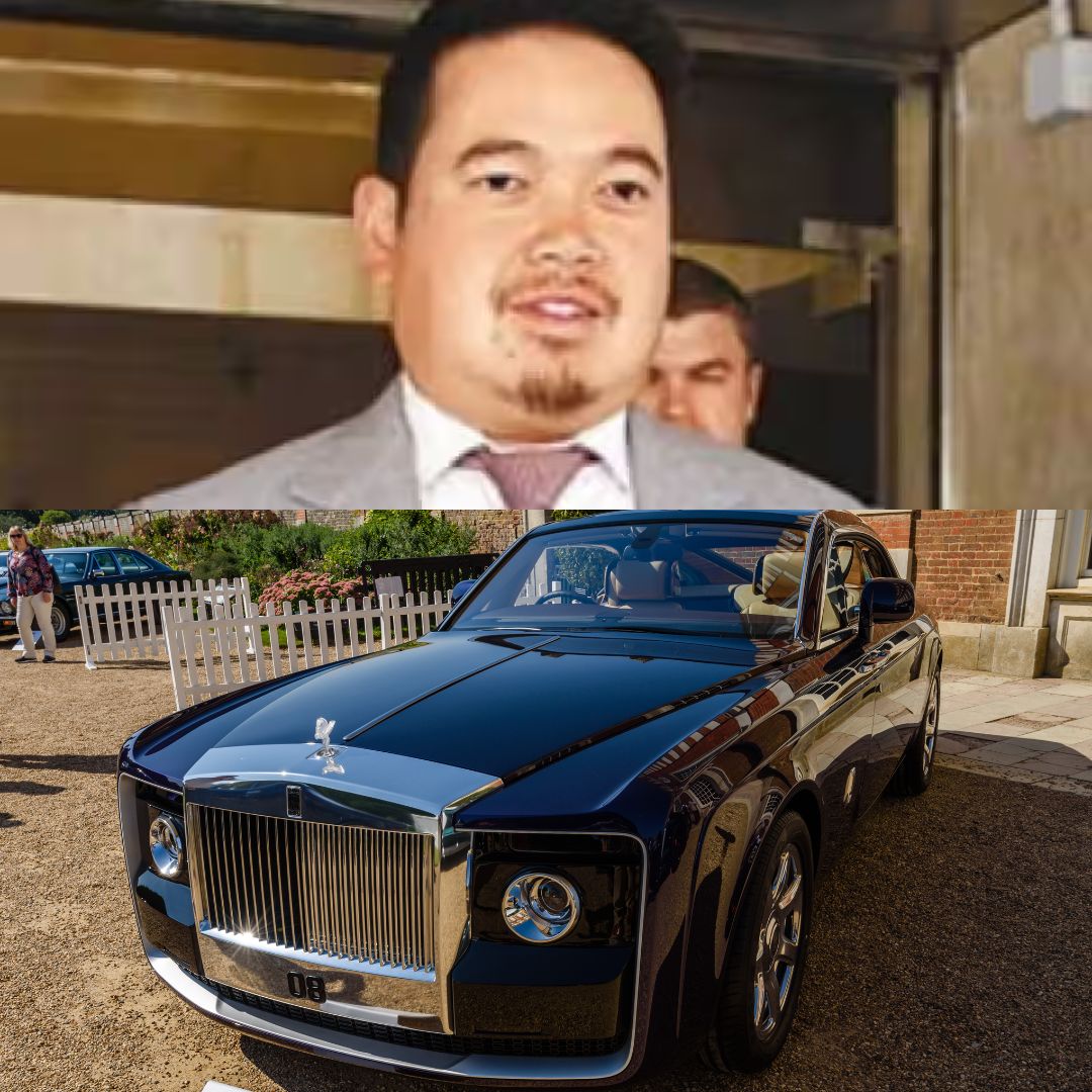 Samuel Tak Lee Jnr. and his Rolls-Royce Sweptail.