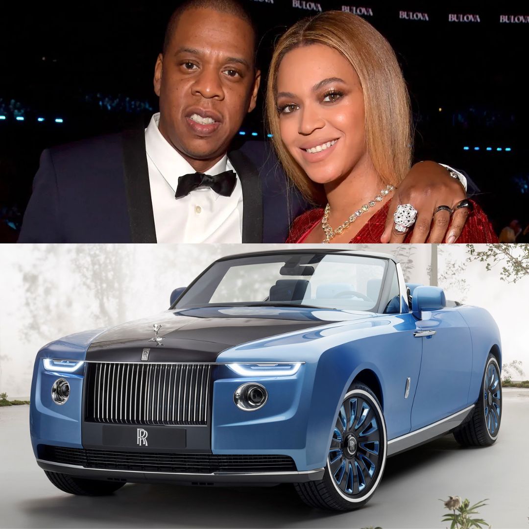 JayZ and his Rolls-Royce Boat Tail.