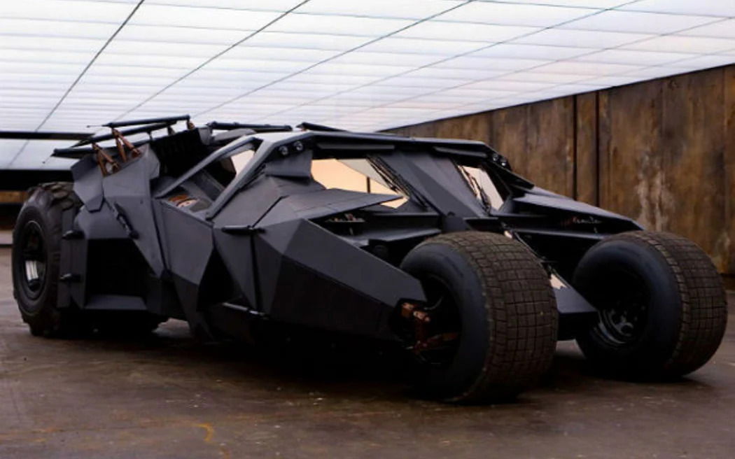 The Tumbler Batmobile replica isn not street-legal.