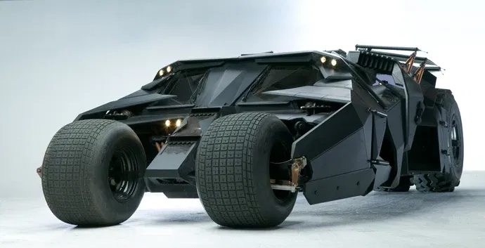 It takes 15 months to deliver the Batmobile Tumbler replica from Warner Bros.