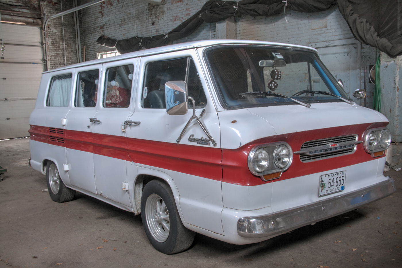 The world's slowest cars: 1961 Chevrolet Corvair Greenbrier Van.