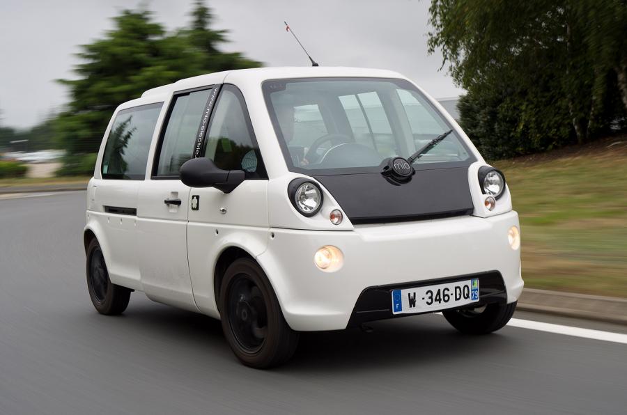 The world's slowest cars: 2012 Mia Electric Car.