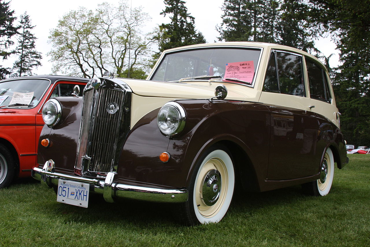 World's slowest cars: 1950 Triumph Mayflower.