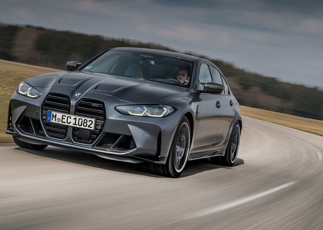 Fastest sedans: 2023 BMW M3 Competition xDrive Sedan.