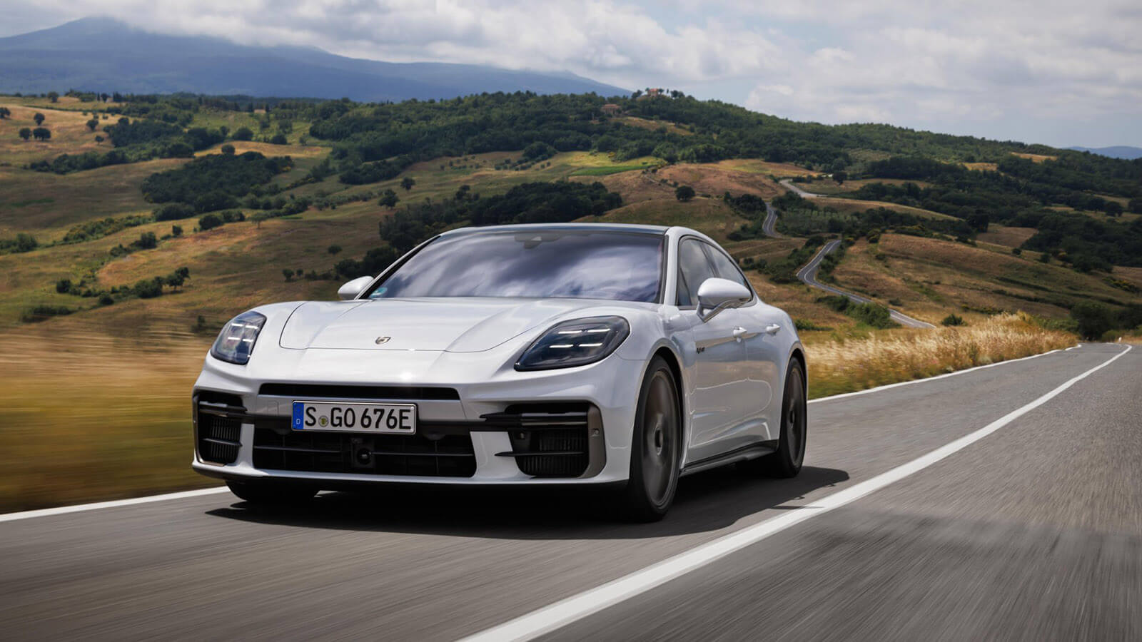 Fastest sedans in the world: 2025 Porsche Panamera Turbo S E Hybrid. 