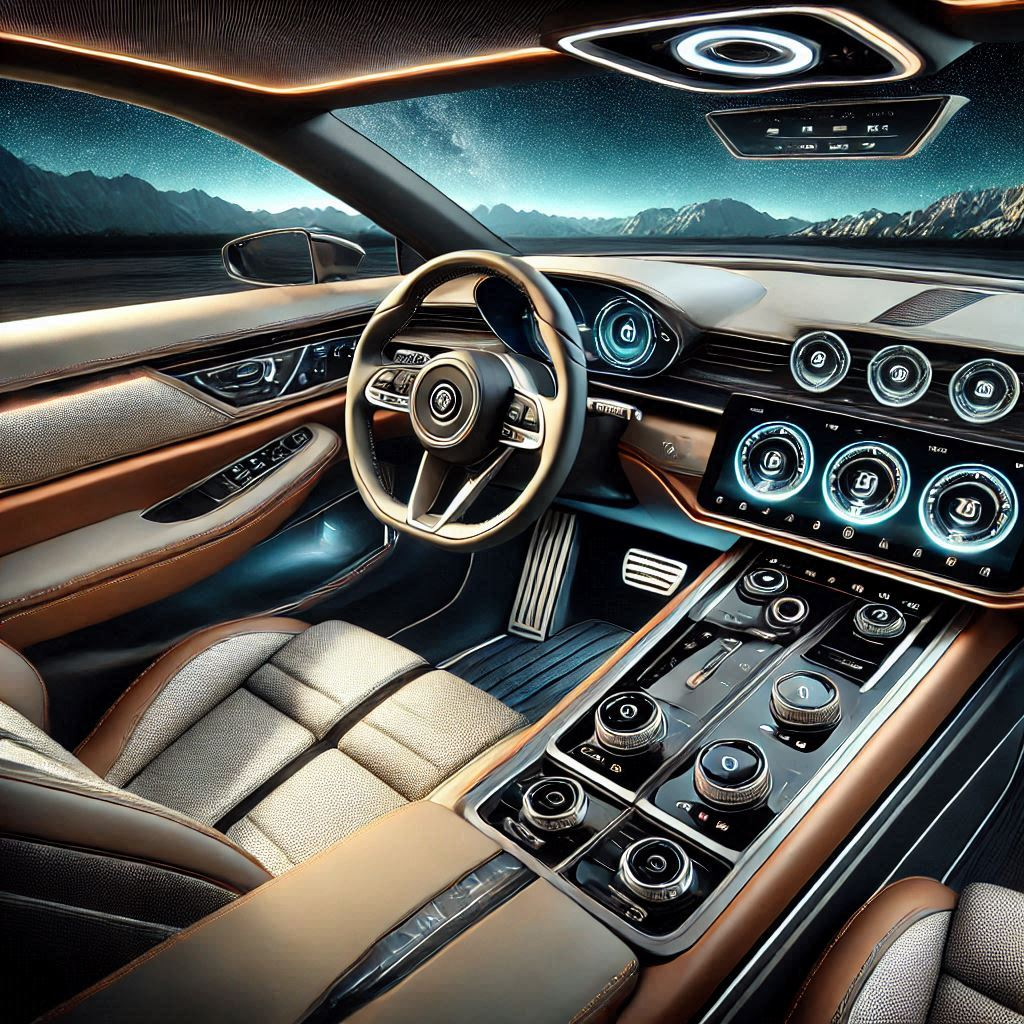 2026 Lancia Gamma interior imagined by Cars and Horsepower.