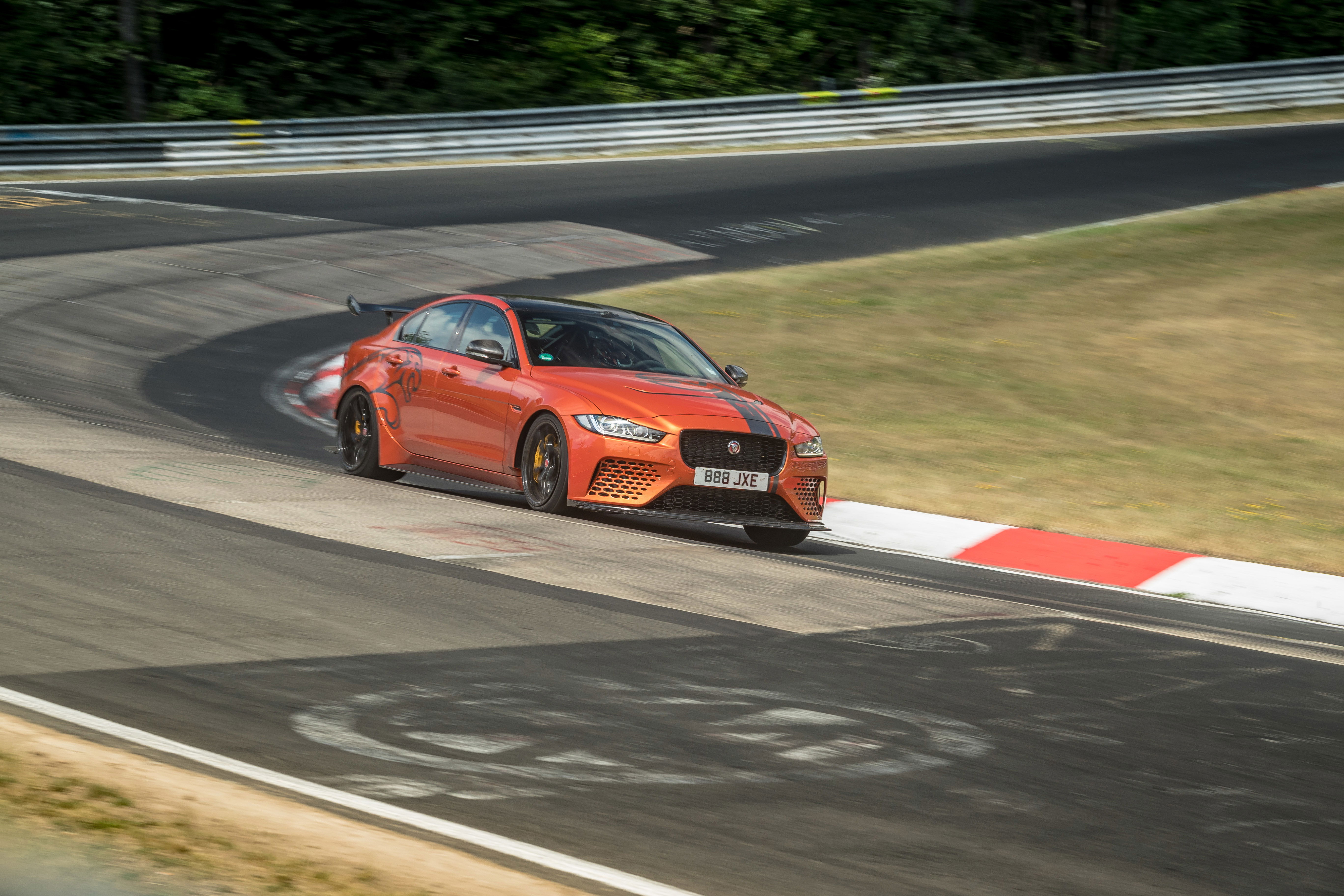 Quickest performance sedans: 2019 Jaguar XE SV Project 8.