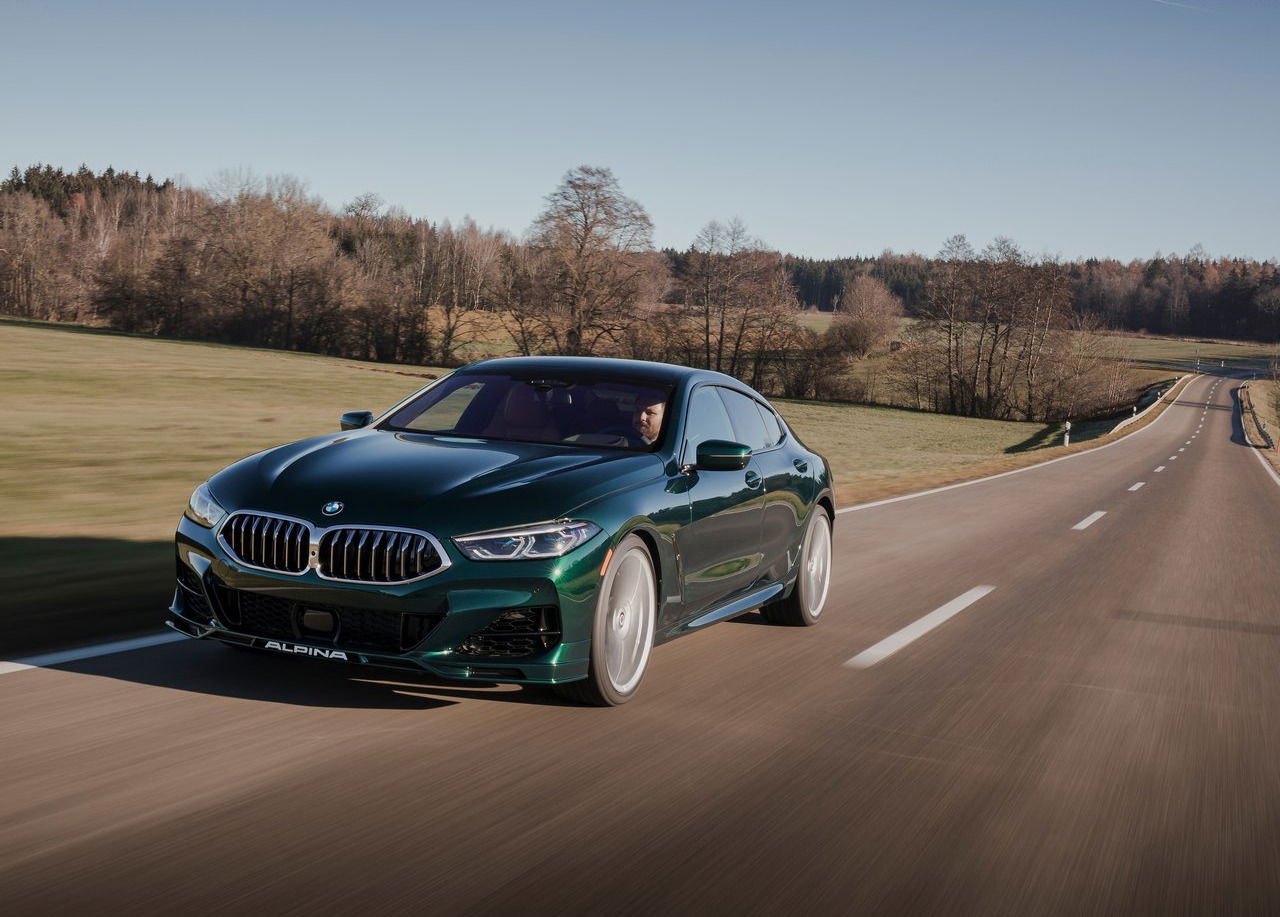 Quickest sedans on the market 2025: 2025 BMW Alpina B8 Gran Coupe.