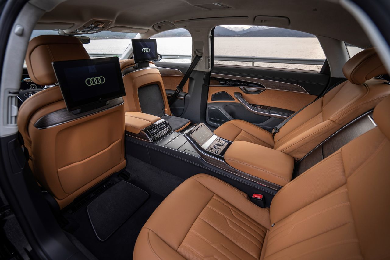 Audi A8 interior.