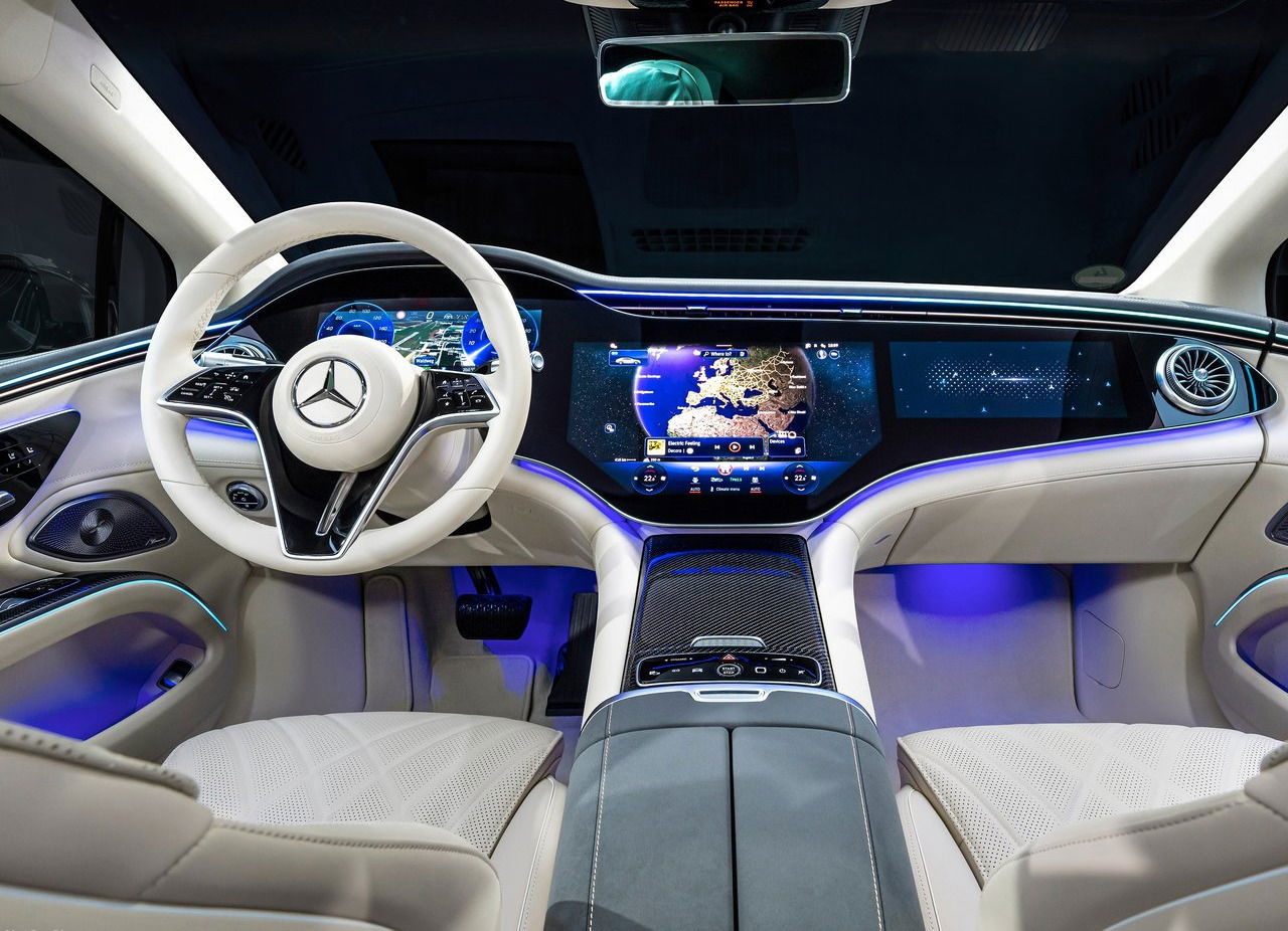 2025 Mercedes-Benz EQS dashboard.