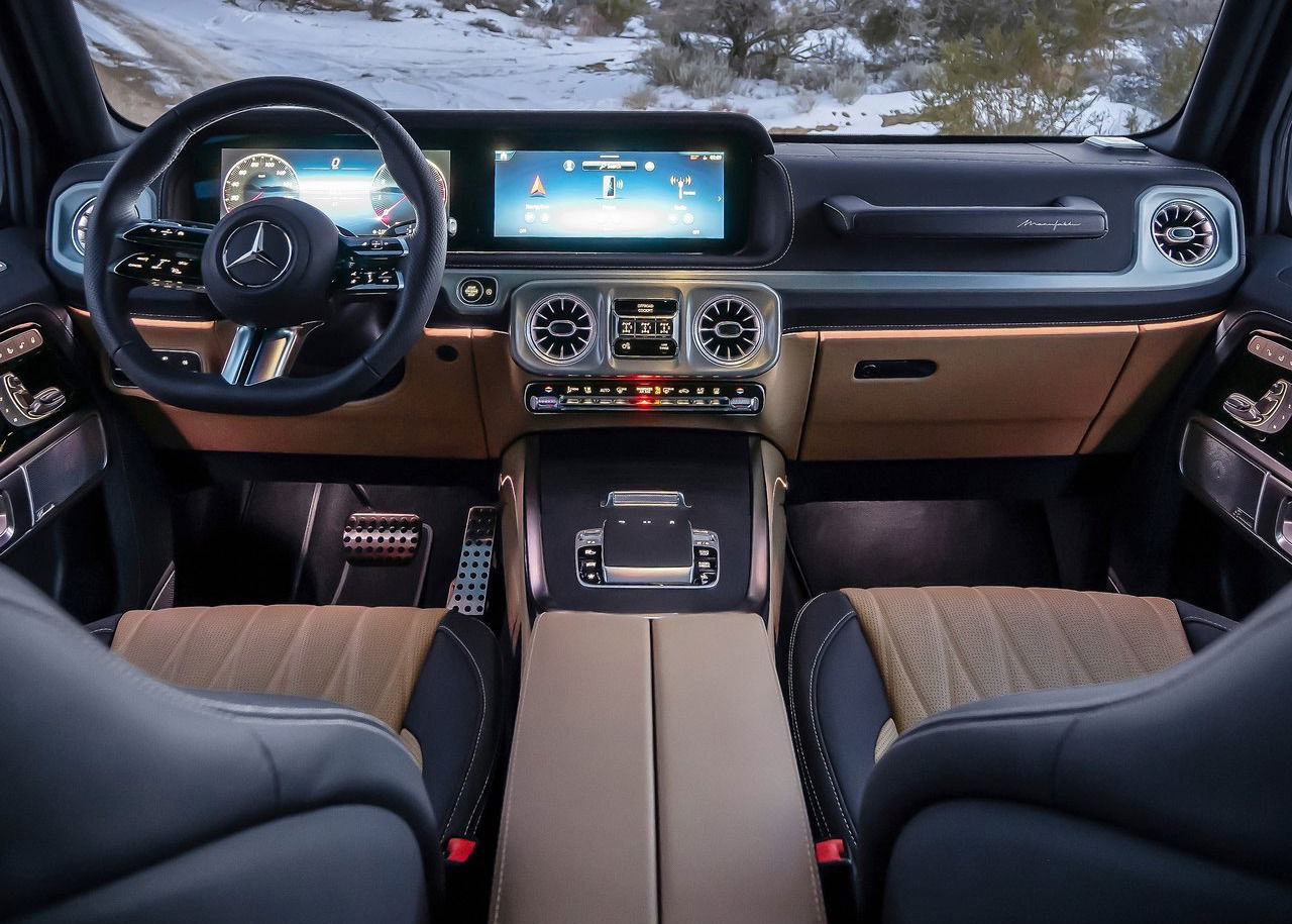 2025 Mercedes-Benz G-Class dashboard.