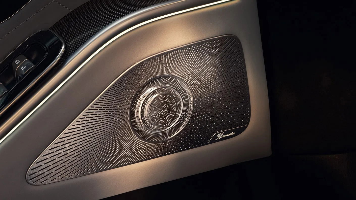 2024 Mercedes-Benz Burmesta sound system.