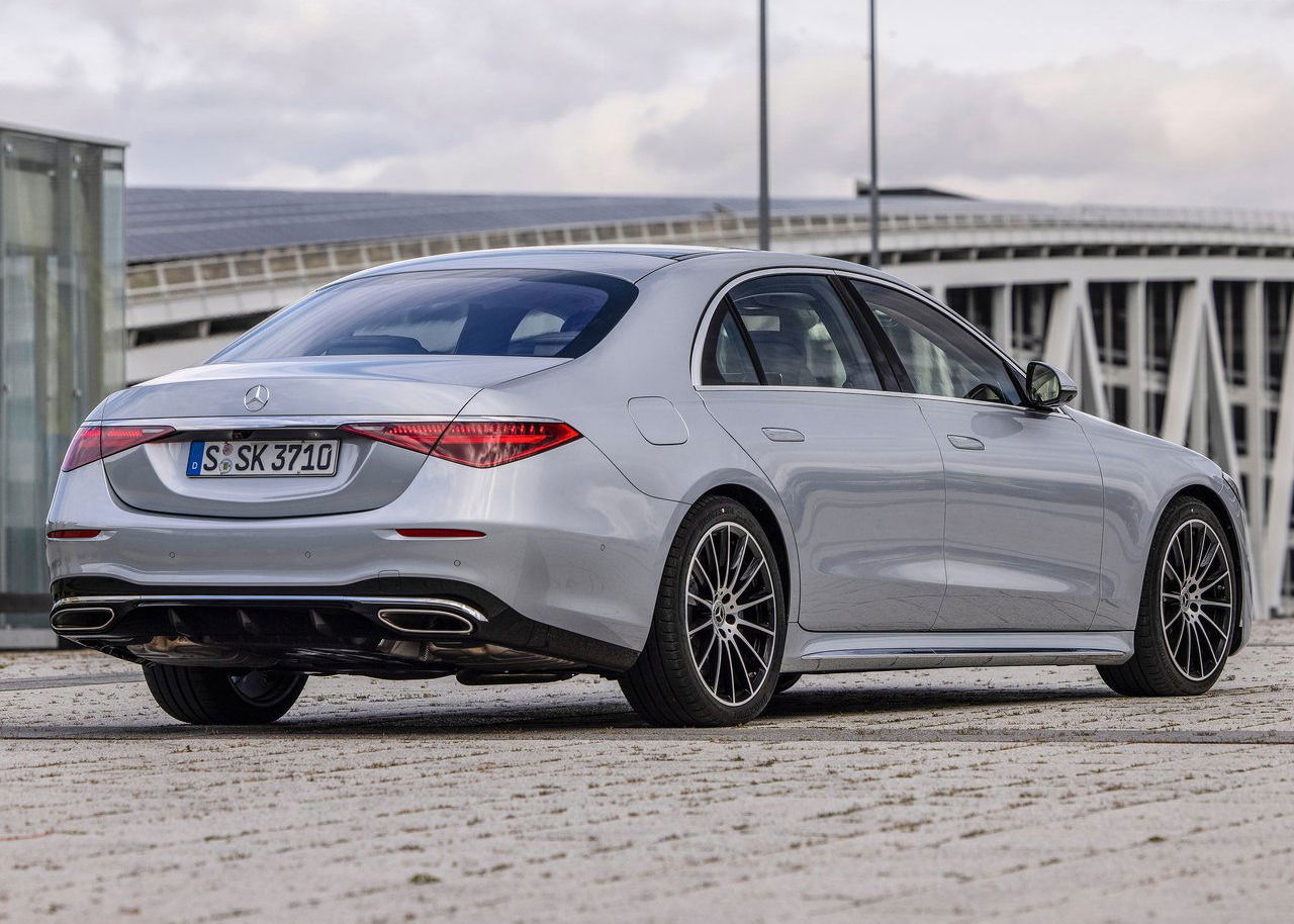 2024 Mercedes-Benz S-Class rear view.