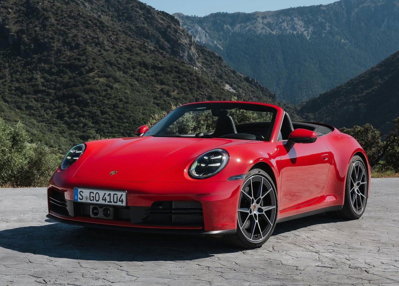 2025 best convertibles: 2025 Porsche 911 Carrera Cabriolet.