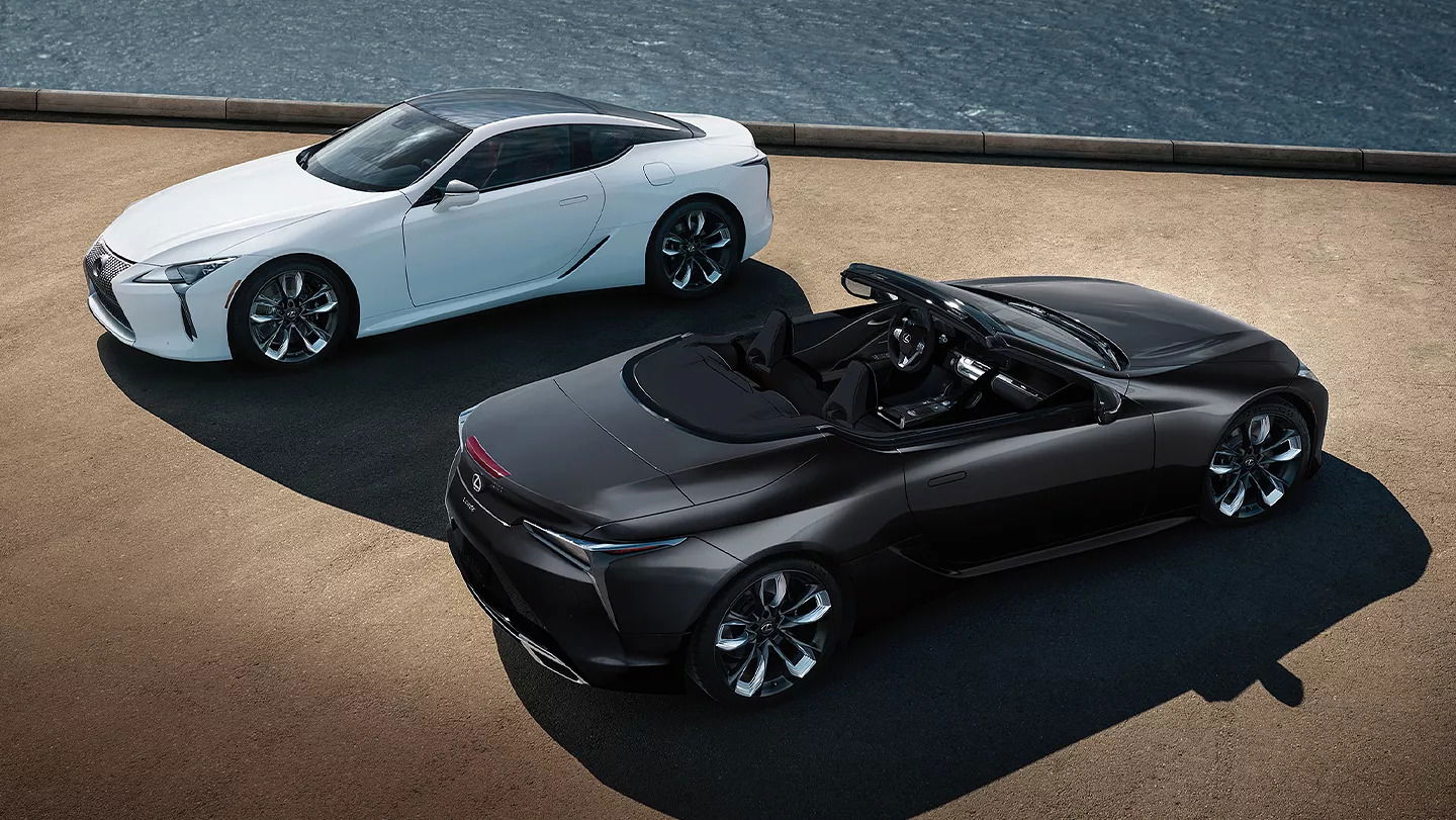 Top convertible cars for 2025: Lexus LC Convertible.