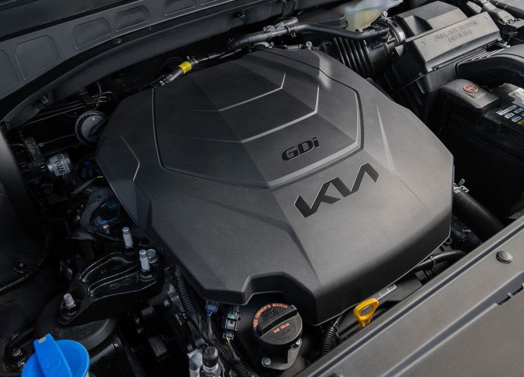 Kia Telluride SX-Prestige engine.