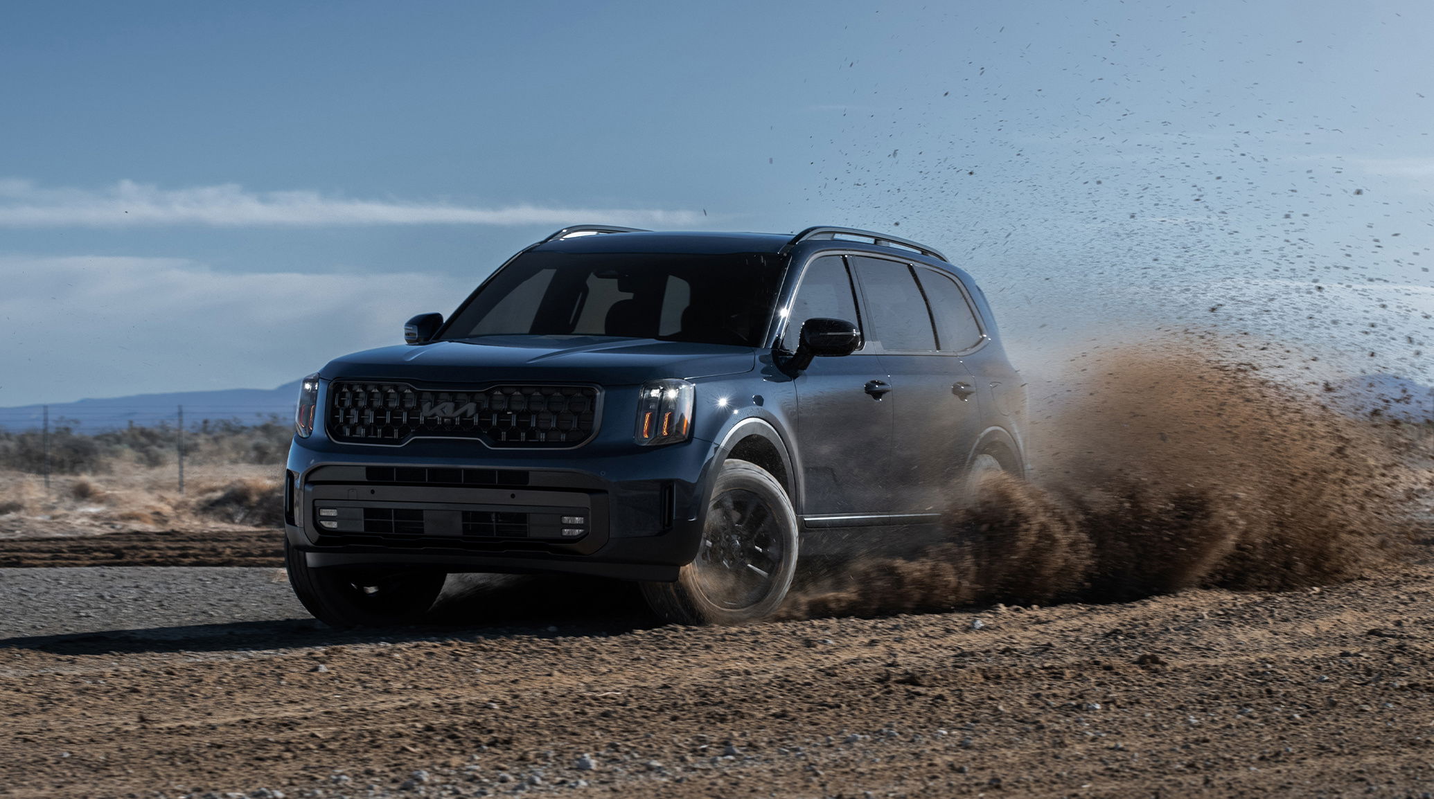 Kia Telluride SX-Prestige offroading.