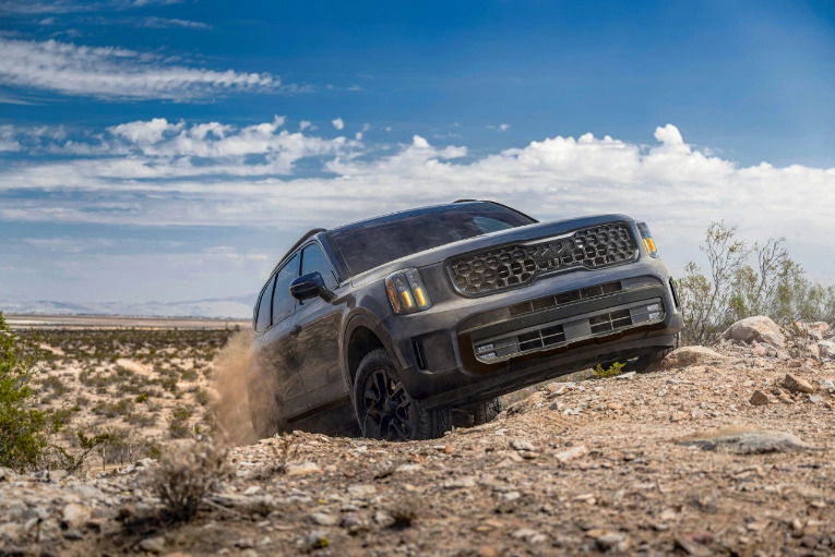 Kia Telluride SX-Prestige off-road modes.