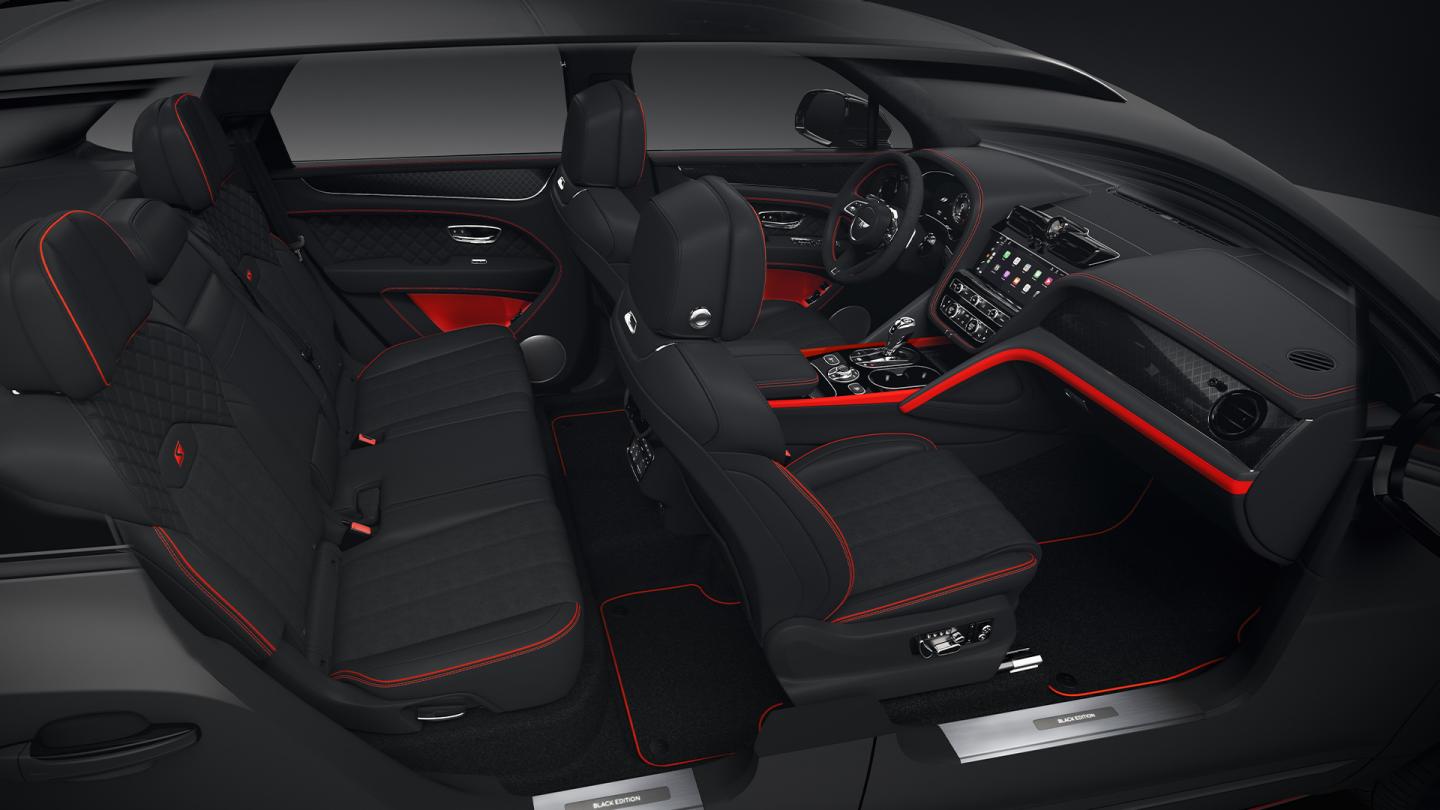 Bentley Bentaga S Black Edition interior.