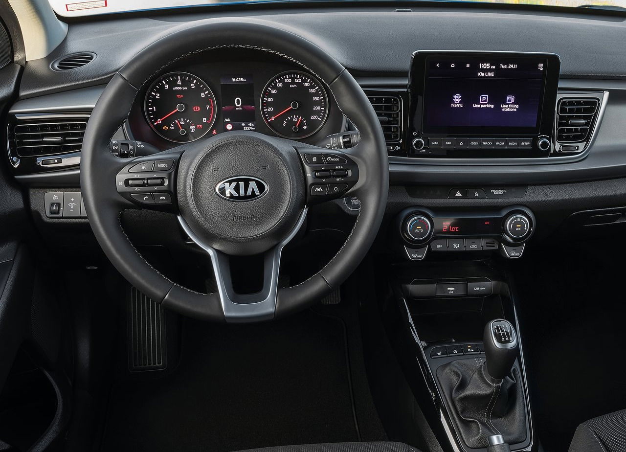 2024 Kia Rio infotainment.